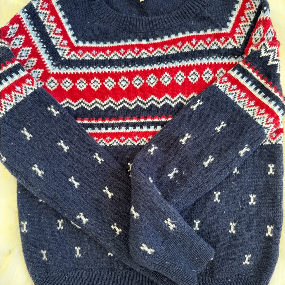 Boys fair isle sweater